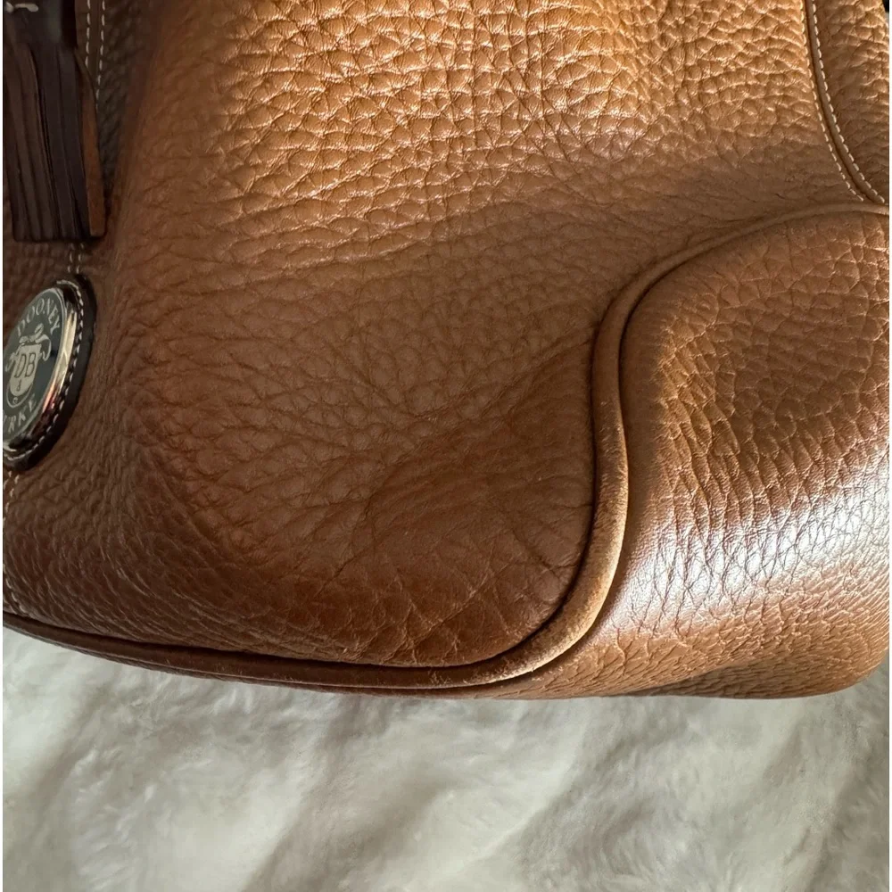 Dooney & Bourke Pebbled Leather Drawstring Bag - Picture 12 of 13